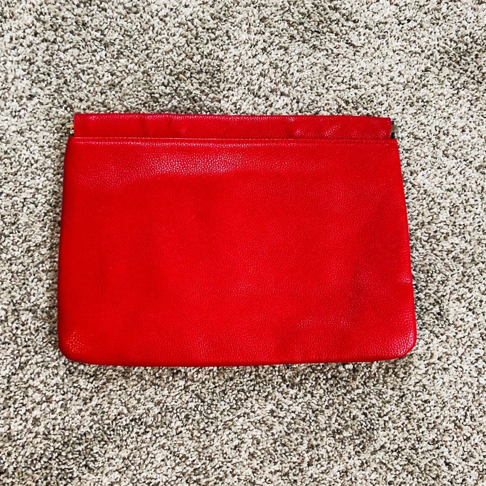 Stylish red clutch